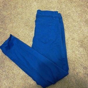 Size 8 Royal Blue Rockstar Jeans